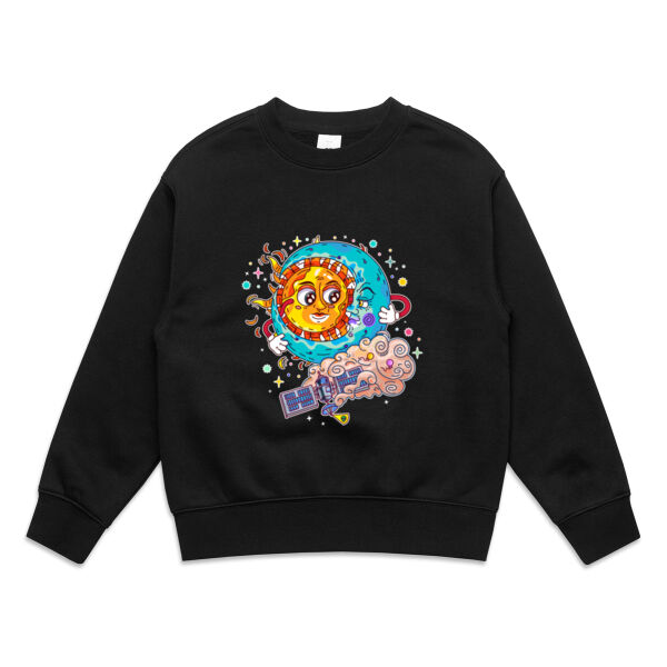 Sun & Moon Embrace - AS Colour - Kids Relax Crew Thumbnail