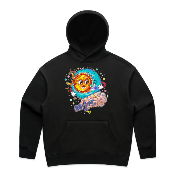 Sun & Moon Embrace - AS Colour - Women's Relax Hood Thumbnail