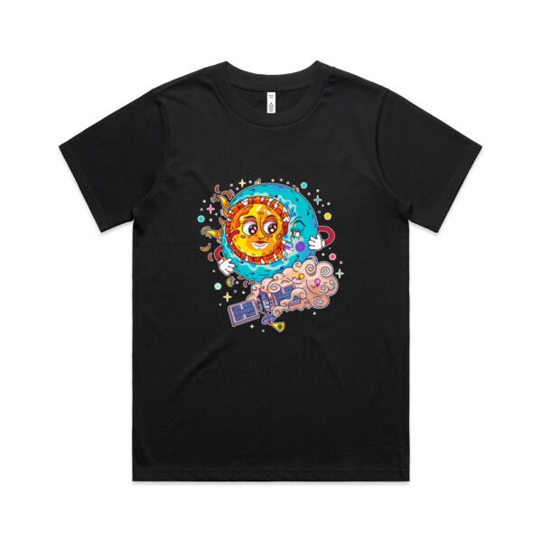 Sun & Moon Embrace - AS Colour - Women's Classic Tee Thumbnail