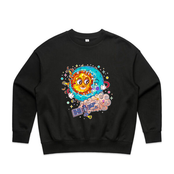 Sun & Moon Embrace - AS Colour - Wo's Heavy Crew Thumbnail