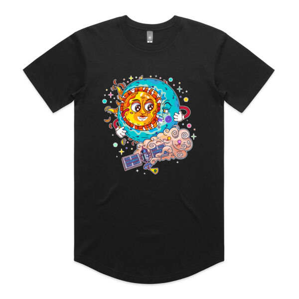 Sun & Moon Embrace - AS Colour - Staple Curve Tee Thumbnail