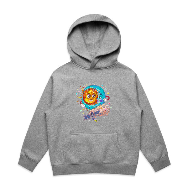 Sun & Moon Embrace - AS Colour - Youth Relax Hood Thumbnail