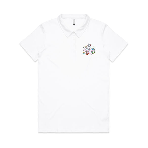 MotherGoose - AS Colour - Amy Womens Polo Shirt Thumbnail