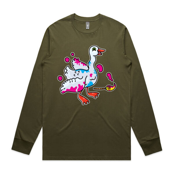 Paint it like a Goose - AS Colour -  Men's Staple L/S Tee  Thumbnail