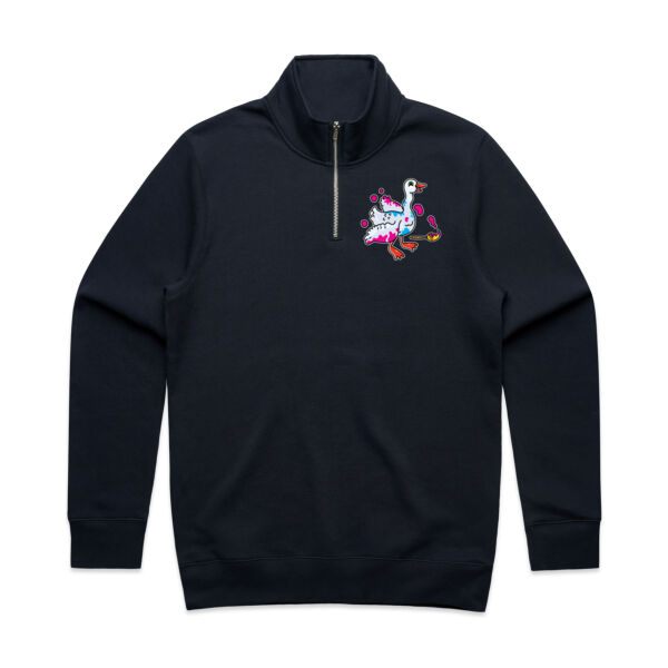 Paint it like a Goose - AS Colour - Mens Stencil Half Zip  Thumbnail