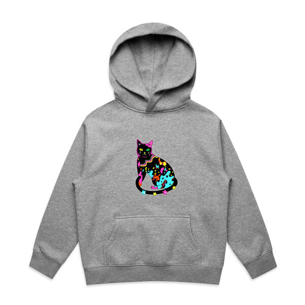 Neon Meow - AS Colour - Youth Relax Hood Thumbnail