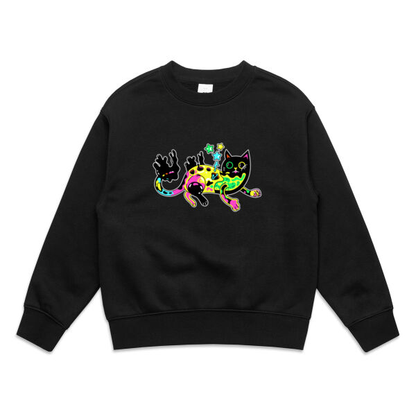 Neon Mimic Cat - AS Colour - Kids Relax Crew Thumbnail