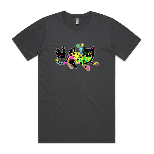 Neon Mimic Cat - AS Colour - Faded Tee Thumbnail
