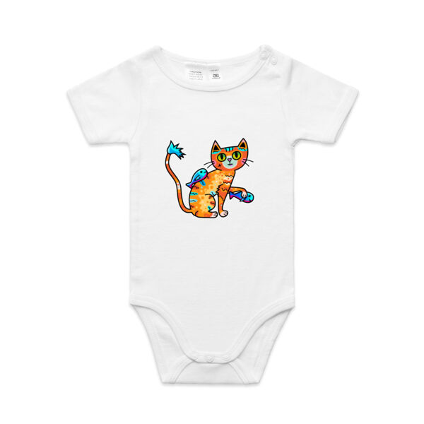 Cat&Fish - AS Colour - Baby 'Mini-me' Onesie Romper Thumbnail