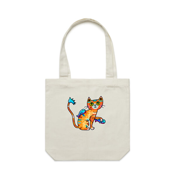 Cat&Fish - AS Colour - Canvas Tote 'Carrie' Bag  Thumbnail