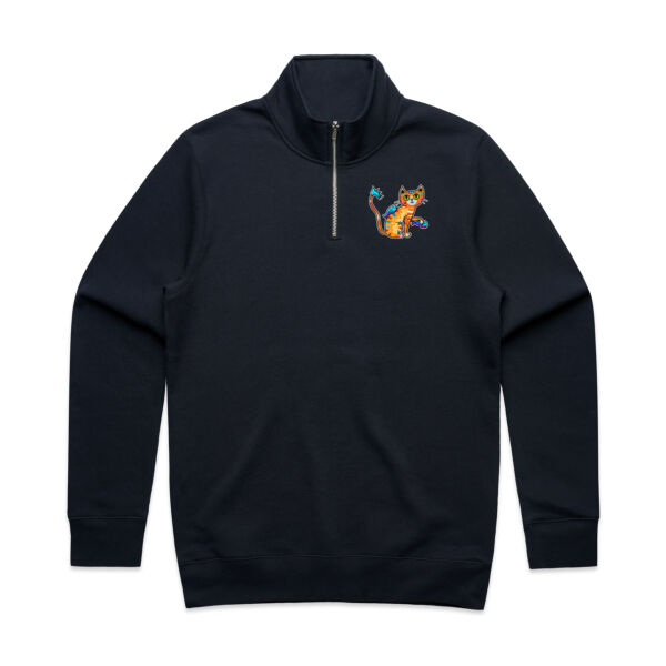 Cat&Fish - AS Colour - Mens Stencil Half Zip  Thumbnail