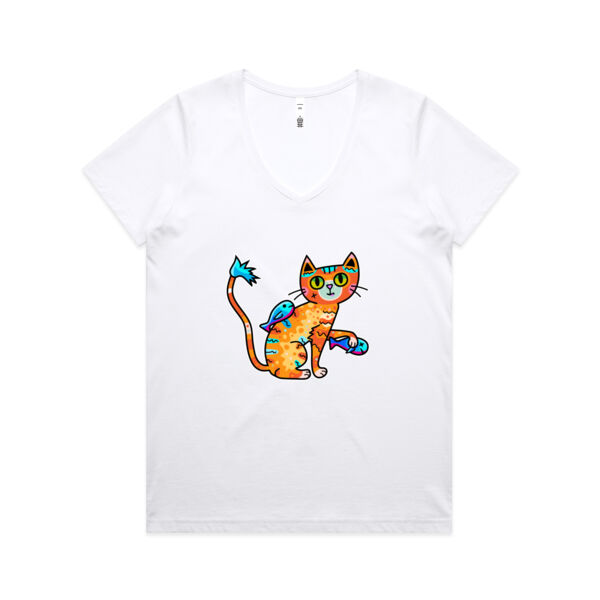 Cat&Fish - AS Colour - Women's Maple V Neck Tee Thumbnail