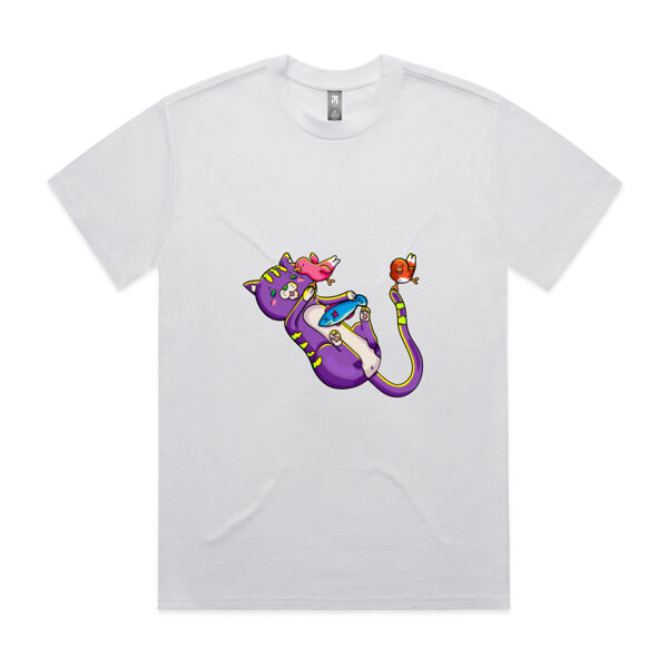 Purple Cat - AS Colour - Men's Heavy Tee Thumbnail