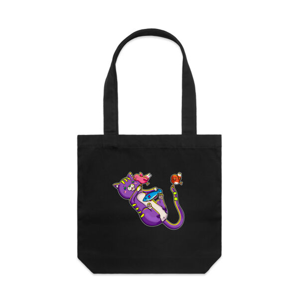 Purple Cat - AS Colour - Canvas Tote 'Carrie' Bag  Thumbnail