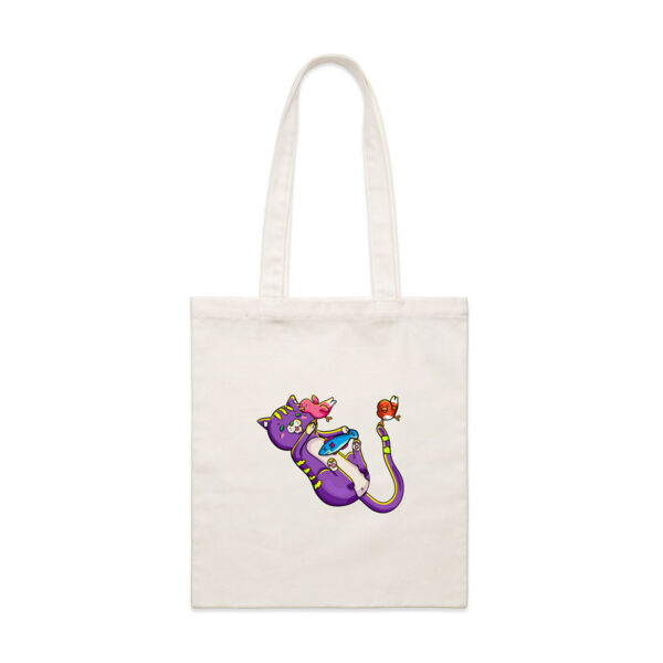 Purple Cat - AS Colour - Parcel Tote (Smallest) Thumbnail
