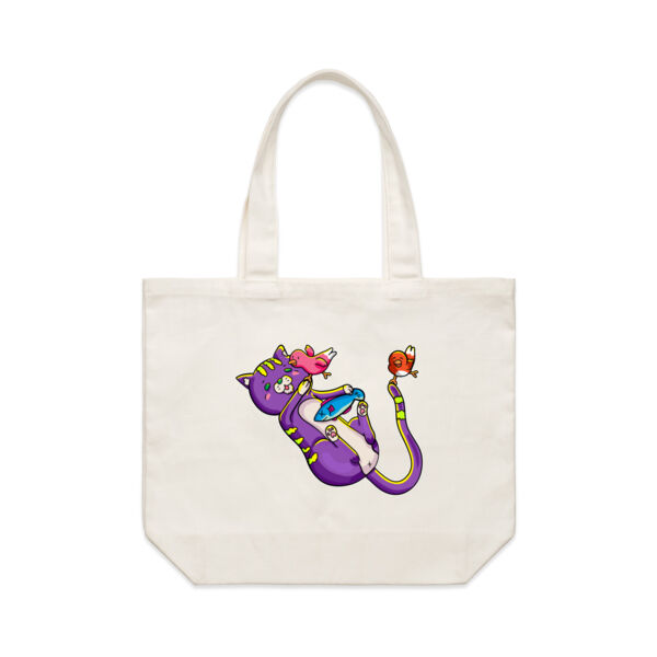 Purple Cat - AS Colour Shoulder Tote Bag Thumbnail