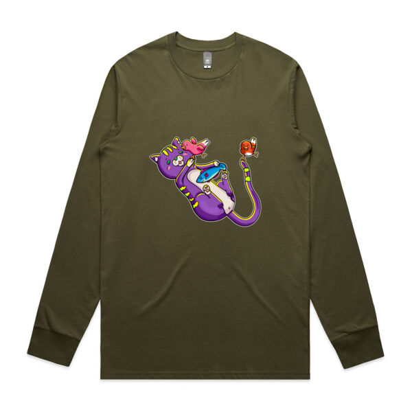 Purple Cat - AS Colour -  Men's Staple L/S Tee  Thumbnail