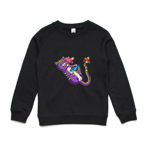 Purple Cat - AS Colour - Youth Supply Crew Sweatshirt Thumbnail