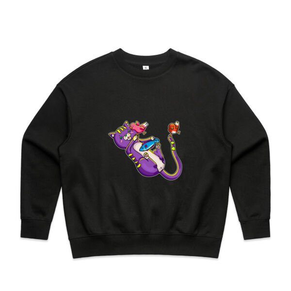 Purple Cat - AS Colour - Wo's Heavy Crew Thumbnail