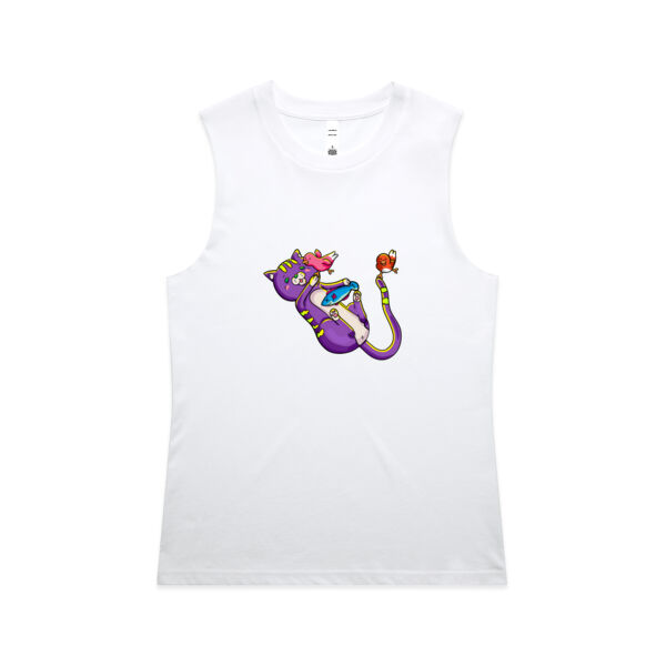 Purple Cat - AS Colour - Women's Maple Tank Thumbnail
