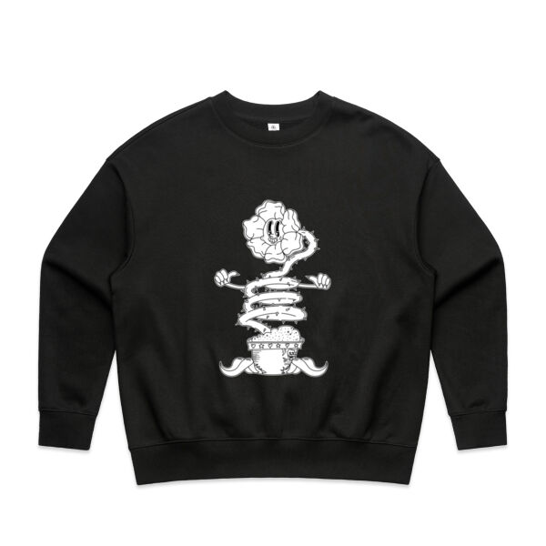 Happy Sentient Flower - AS Colour - Wo's Heavy Crew Thumbnail