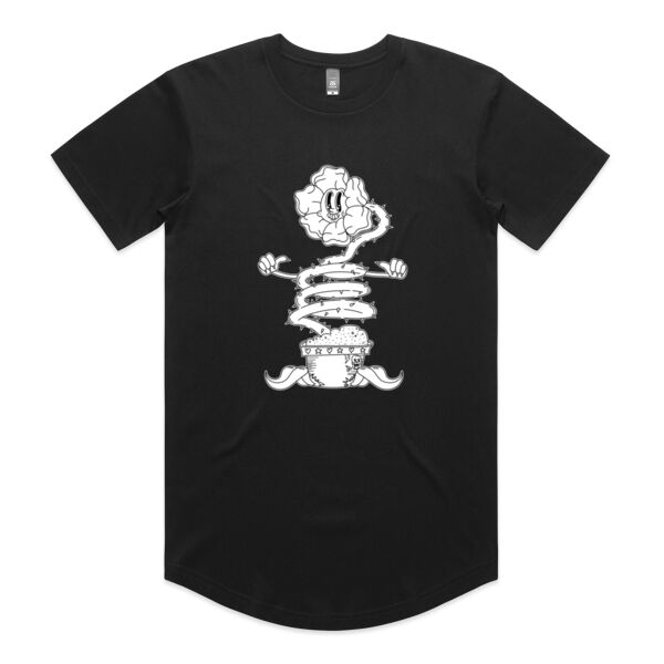 Happy Sentient Flower - AS Colour - Staple Curve Tee Thumbnail