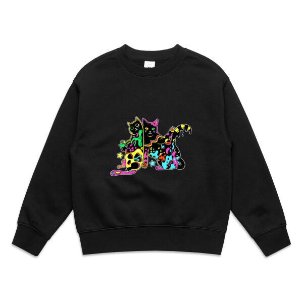 Cats of Neon - AS Colour - Kids Relax Crew Thumbnail