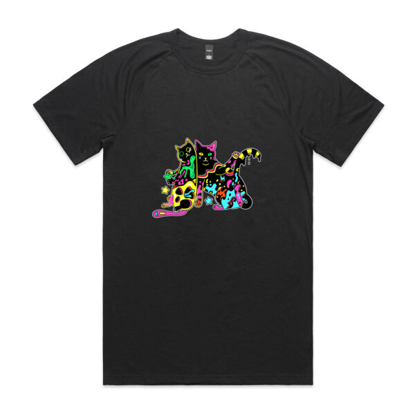Cats of Neon - AS Colour - Staple Active Blend Tee Thumbnail