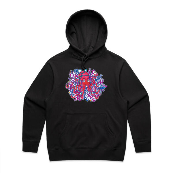 Tangled Octopus - AS Colour - Men's Heavy Hood Thumbnail