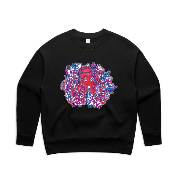 Tangled Octopus - AS Colour - Women's Relax Crew Thumbnail