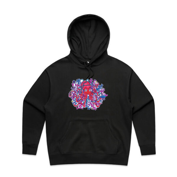 Tangled Octopus - AS Colour - Women's Heavy Hood Thumbnail