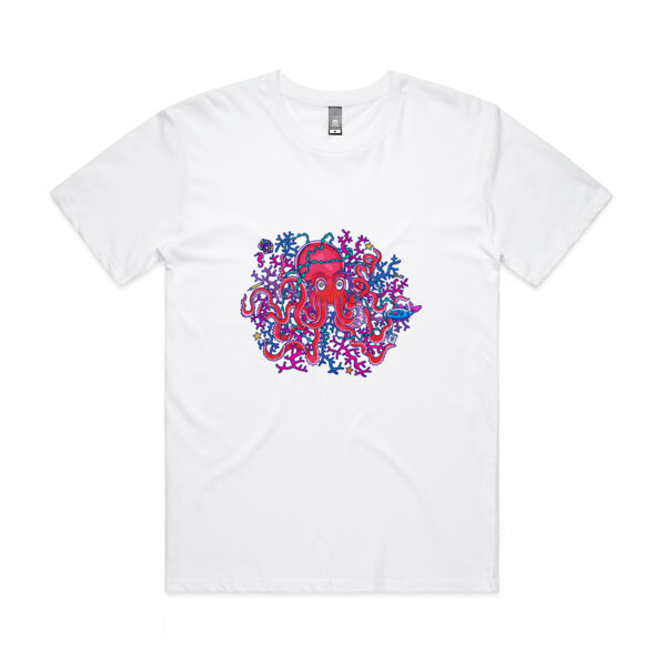 Tangled Octopus - AS Colour - Mens Staple Minus Tee  Thumbnail
