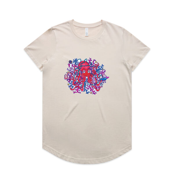 Tangled Octopus - AS Colour - Women's Maple Curve Tee Thumbnail