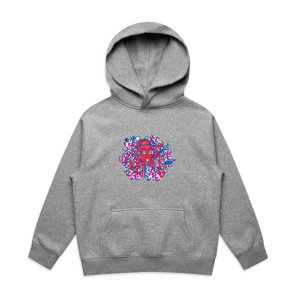Tangled Octopus - AS Colour - Youth Relax Hood Thumbnail