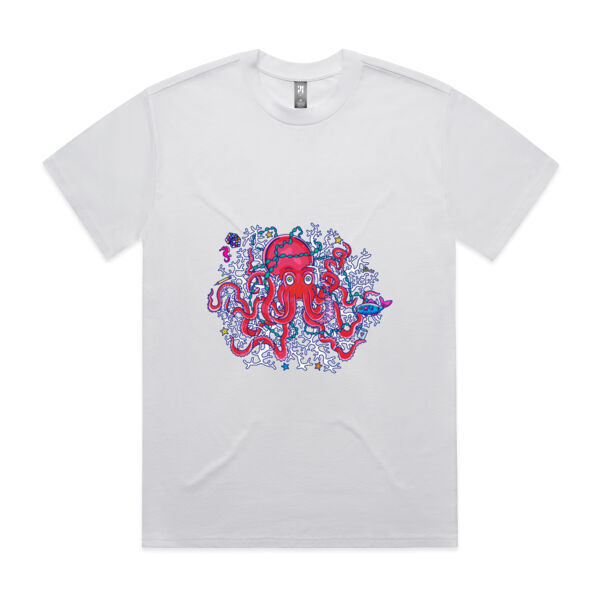 Tangled Octopus V2 - AS Colour - Men's Heavy Tee Thumbnail