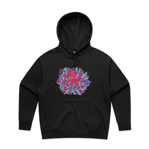 Tangled Octopus V2 - AS Colour - Women's Heavy Hood Thumbnail
