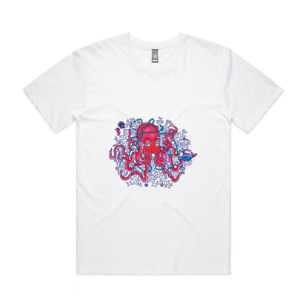 Tangled Octopus V2 - AS Colour - Mens Staple Minus Tee  Thumbnail