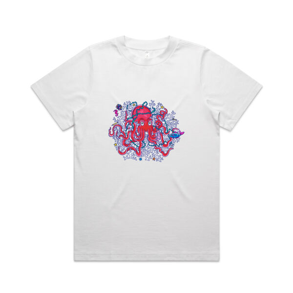 Tangled Octopus V2 - AS Colour - Women's Heavy Tee Thumbnail