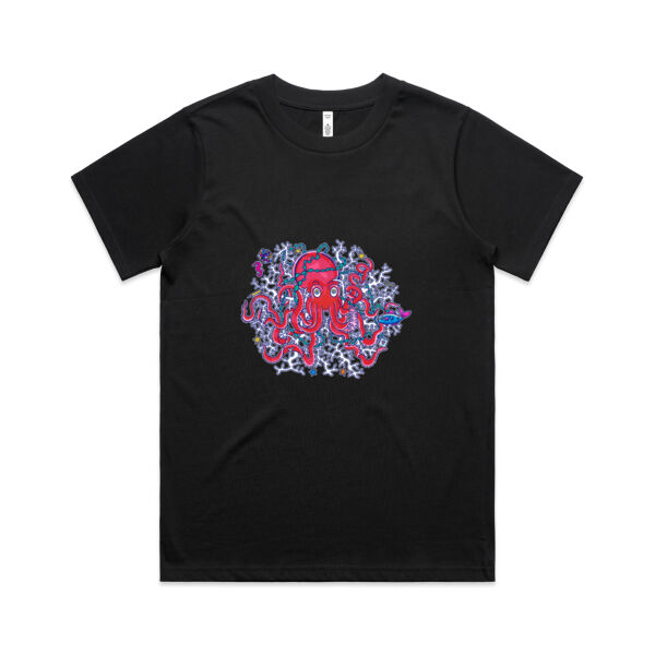Tangled Octopus V2 - AS Colour - Women's Classic Tee Thumbnail