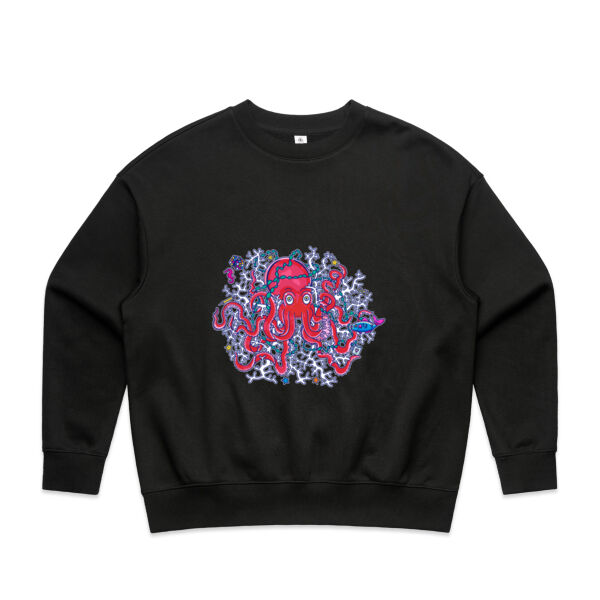 Tangled Octopus V2 - AS Colour - Wo's Heavy Crew Thumbnail