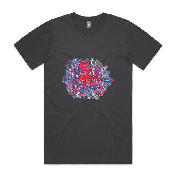 Tangled Octopus V2 - AS Colour - Faded Tee Thumbnail