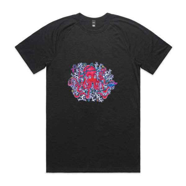 Tangled Octopus V2 - AS Colour - Staple Active Blend Tee Thumbnail