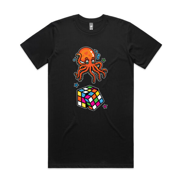 Octo Cube - Orange - AS Colour - Classic Plus Tee  Thumbnail