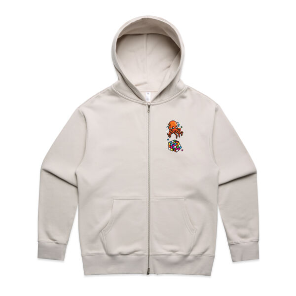 Octo Cube - Orange - AS Colour - Heavy Zip Hood Thumbnail