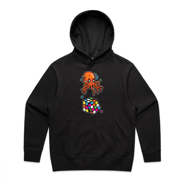 Octo Cube - Orange - AS Colour - Men's Heavy Hood Thumbnail