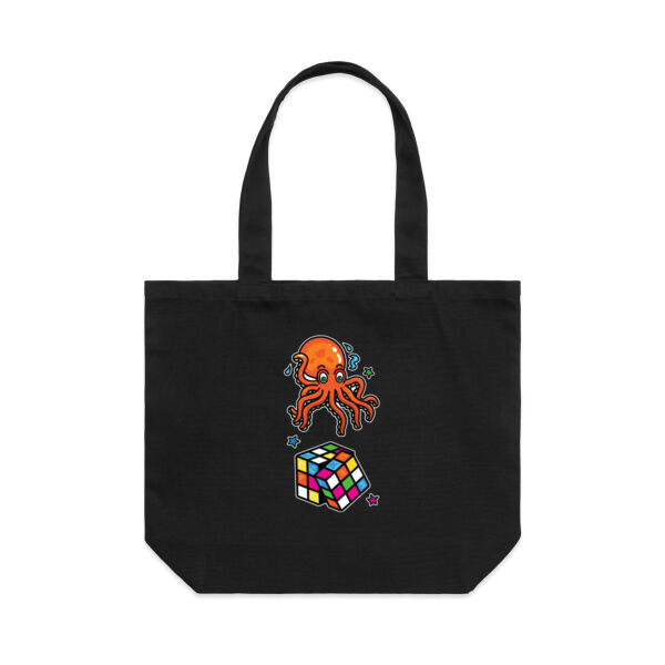 Octo Cube - Orange - AS Colour Shoulder Tote Bag Thumbnail