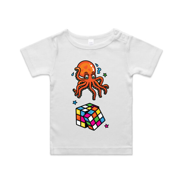 Octo Cube - Orange - AS Colour - Infant Wee Tee Thumbnail