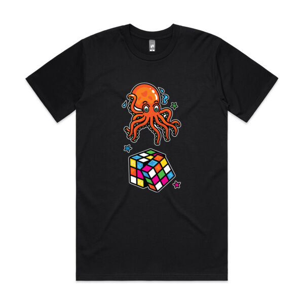 Octo Cube - Orange - AS Colour - Classic Tee Thumbnail