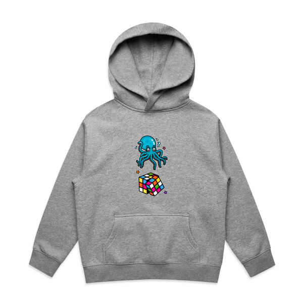 Octo Cube - Blue - AS Colour - Youth Relax Hood Thumbnail