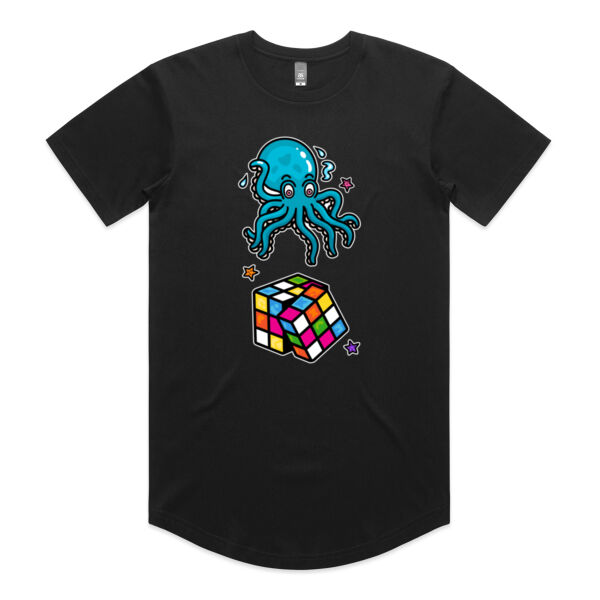 Octo Cube - Blue - AS Colour - Staple Curve Tee Thumbnail